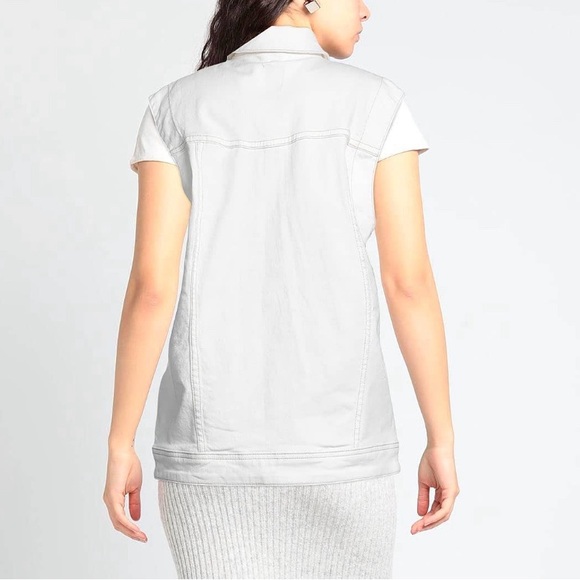 GARCIA Ivory Denim NWT Vest Jacket - Picture 4 of 6